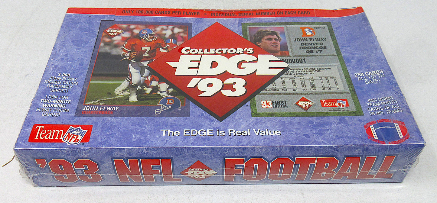 1993 Collectors Edge Football Box (24/6)