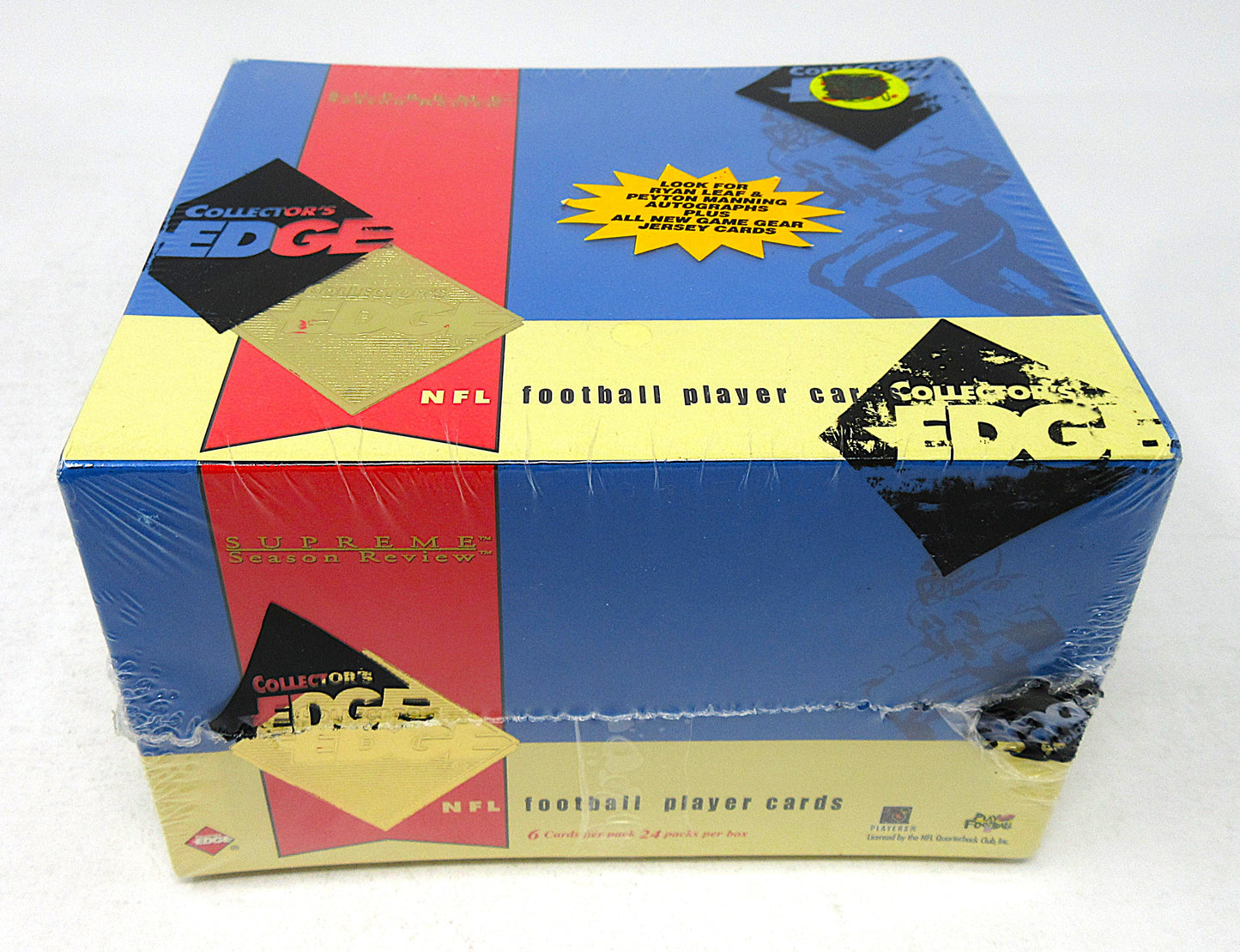 1998 Collectors Edge Supreme Season Review Football Box (Hobby) (24/6)