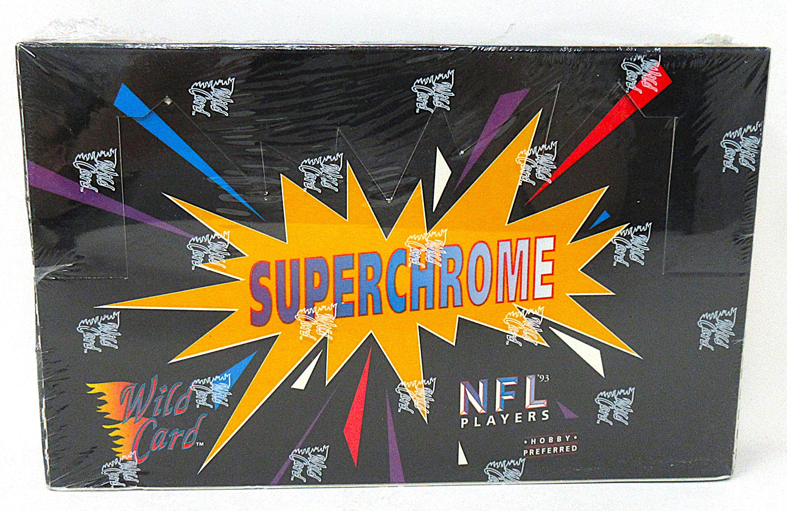 1993 Wild Card Superchrome NFL Football Box (24/6) – Baseball Card