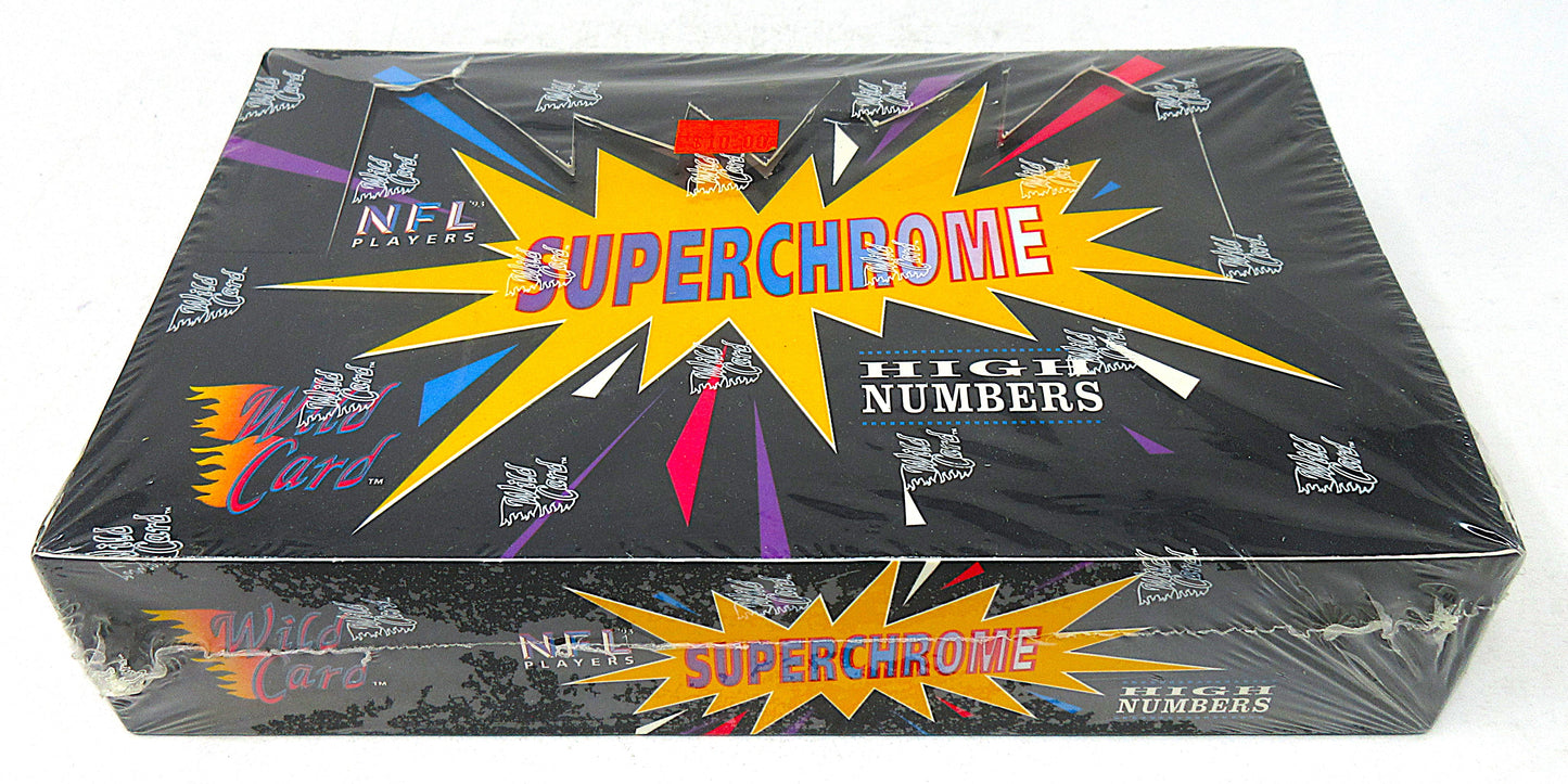 1993 Wild Card Superchrome NFL Football High Numbers Box (18/6)
