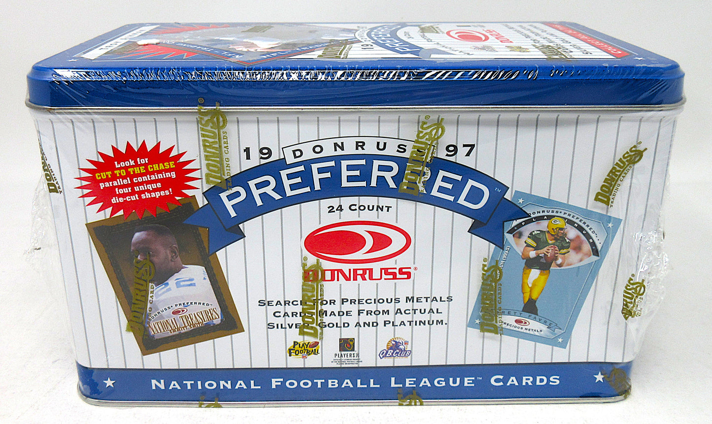 1997 Donruss Preferred Football Box (Tin) (24/5)