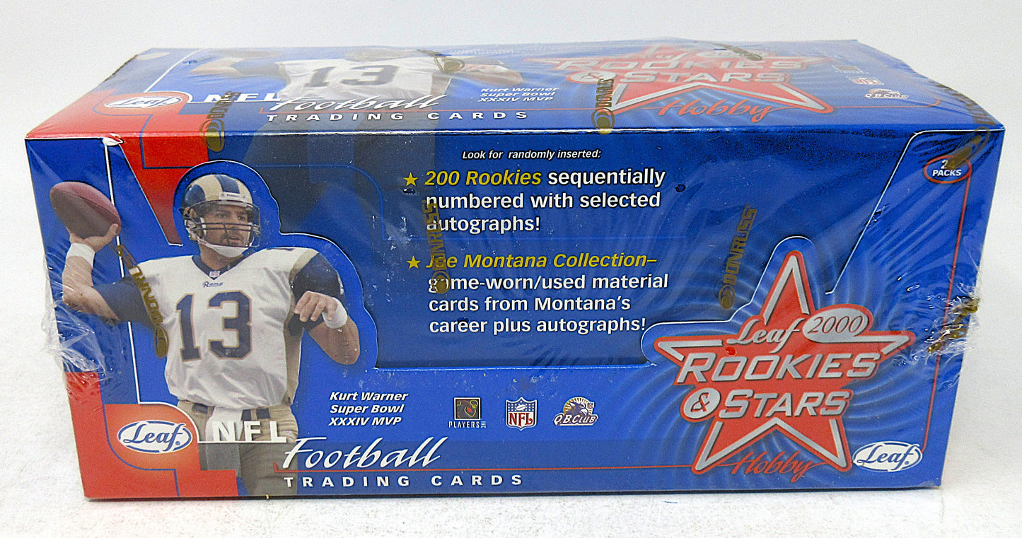 2000 Leaf Rookies & Stars Football Box (Hobby) (24/5)