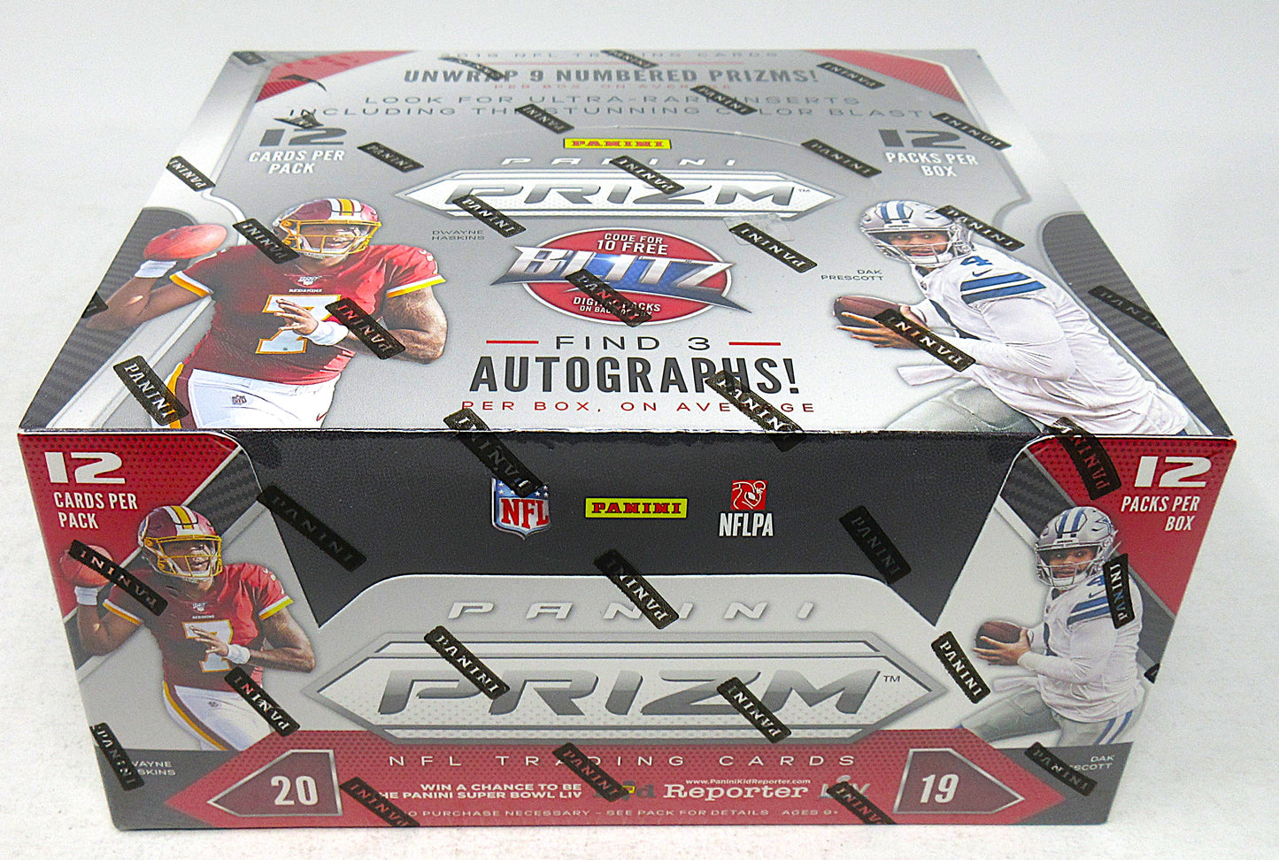 2019 Panini Prizm Football Box (Hobby) (12/12)
