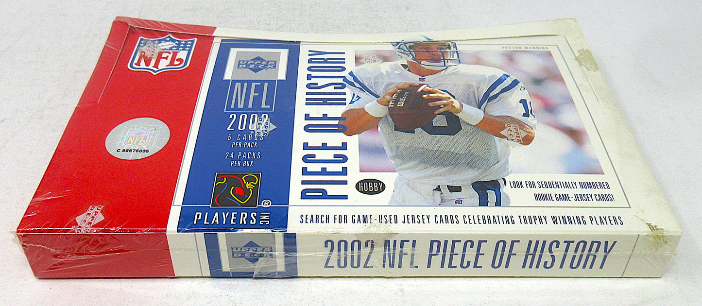 2002 Upper Deck Piece of History Football Box (Hobby) (24/5)