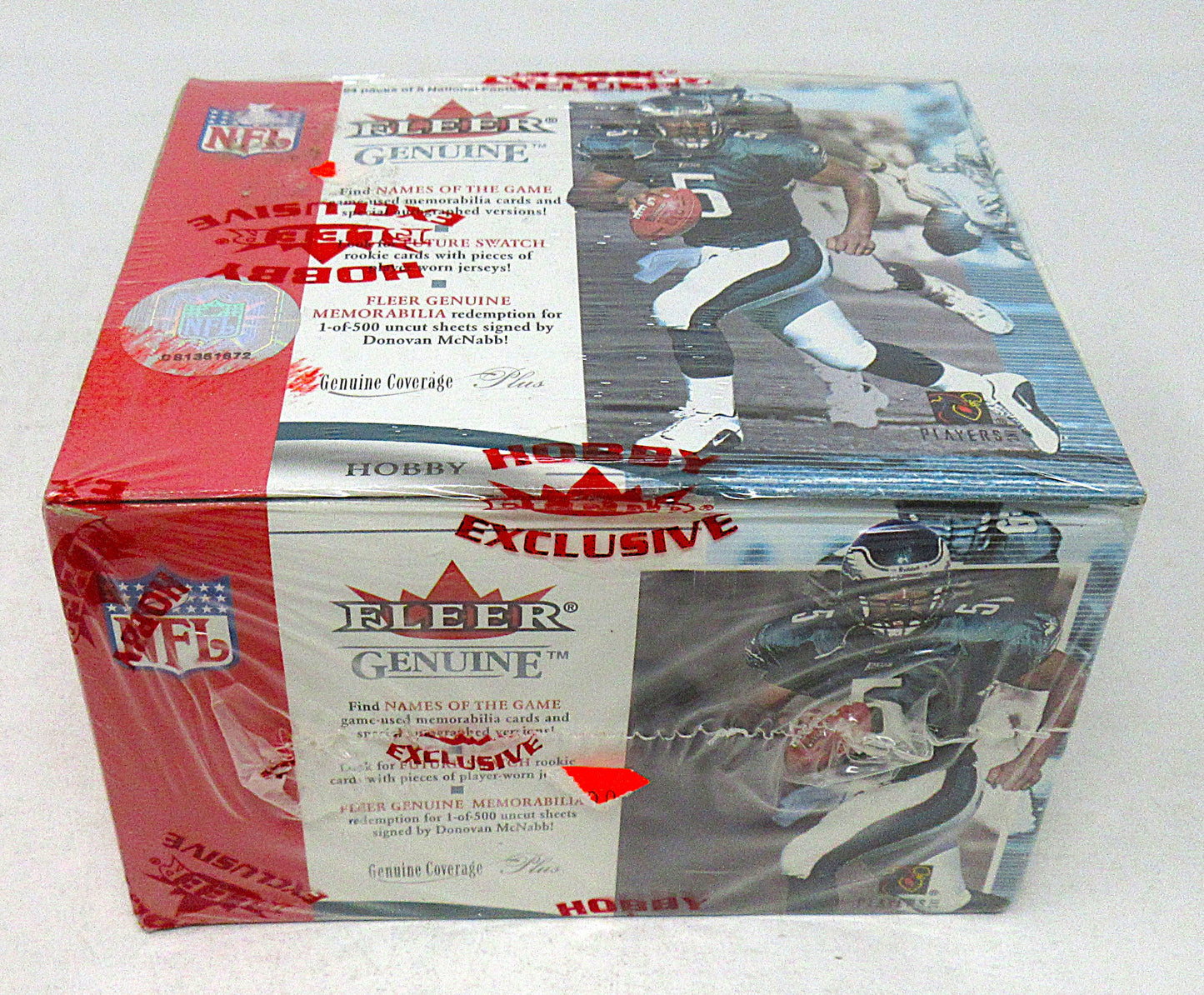2001 Fleer Genuine Football Box (Hobby) (24/5)