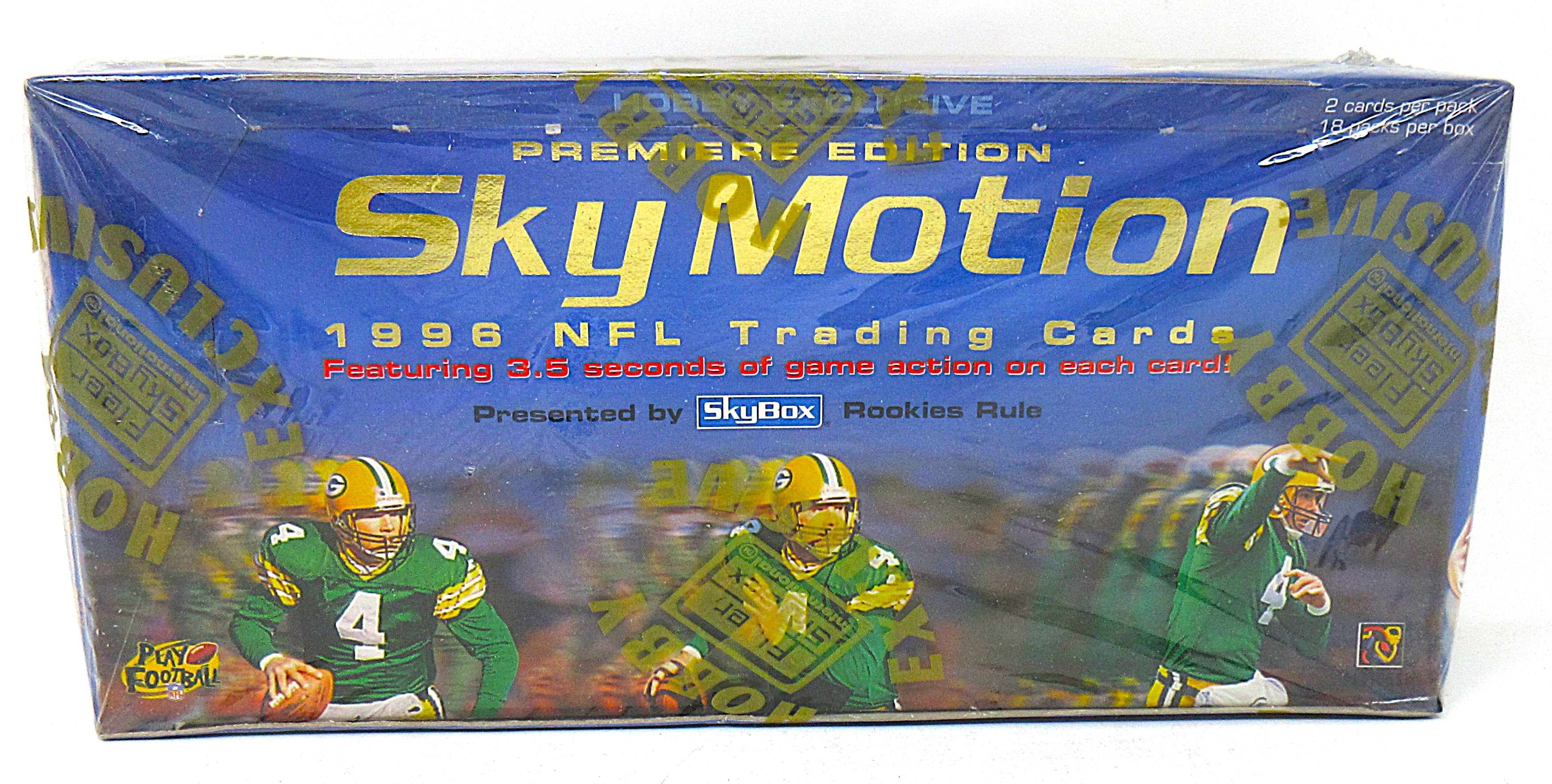 1996 Skybox SkyMotion Football Box (Hobby) (18/2) – Baseball Card