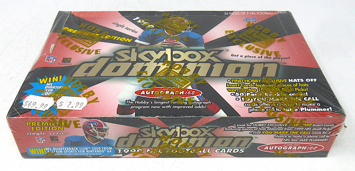 1999 Skybox Dominion Football Box (Hobby) (36/9)