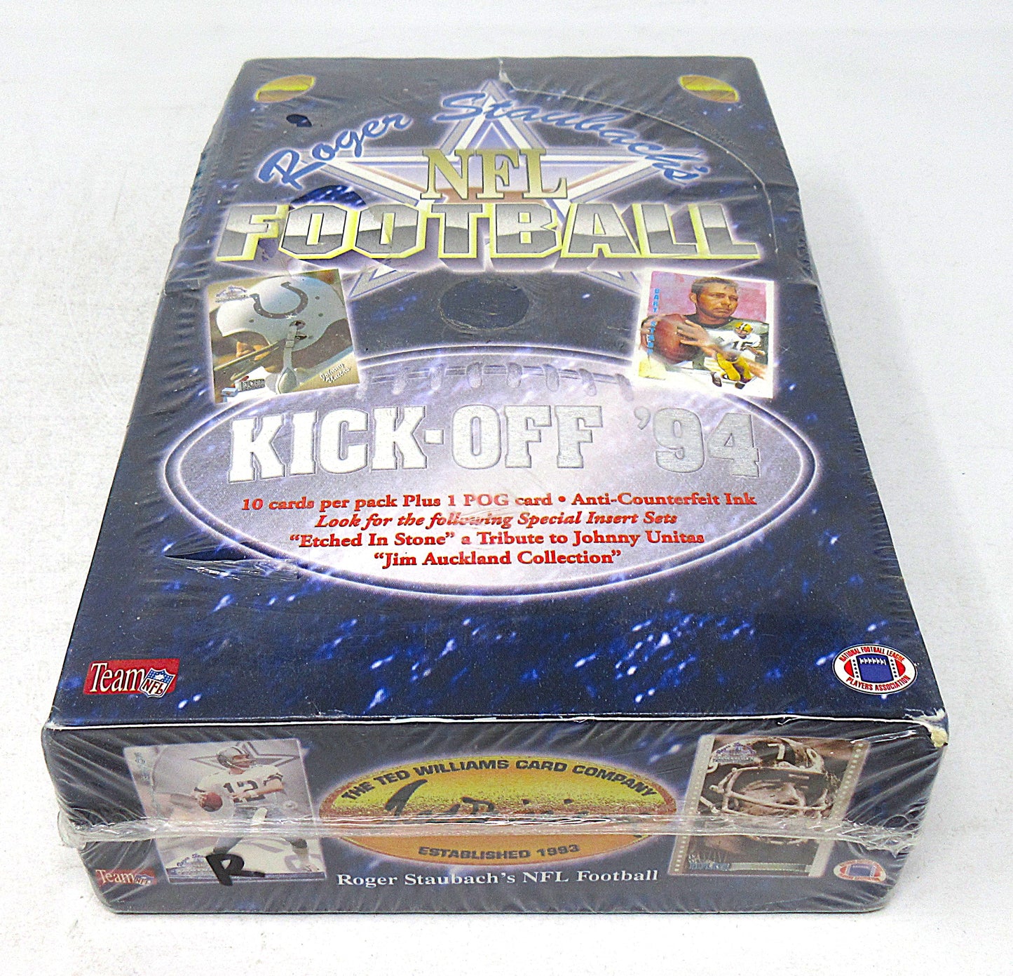 1994 Ted Williams Roger Staubach Football Box (36/10)