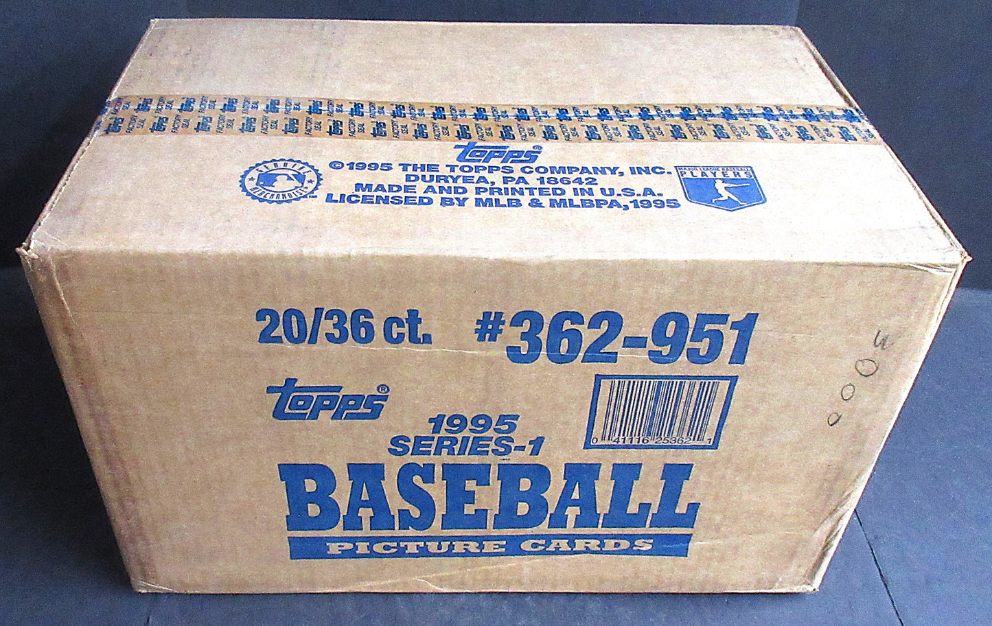 1995 Topps Baseball Series 1 Case (Retail) (20 Box)