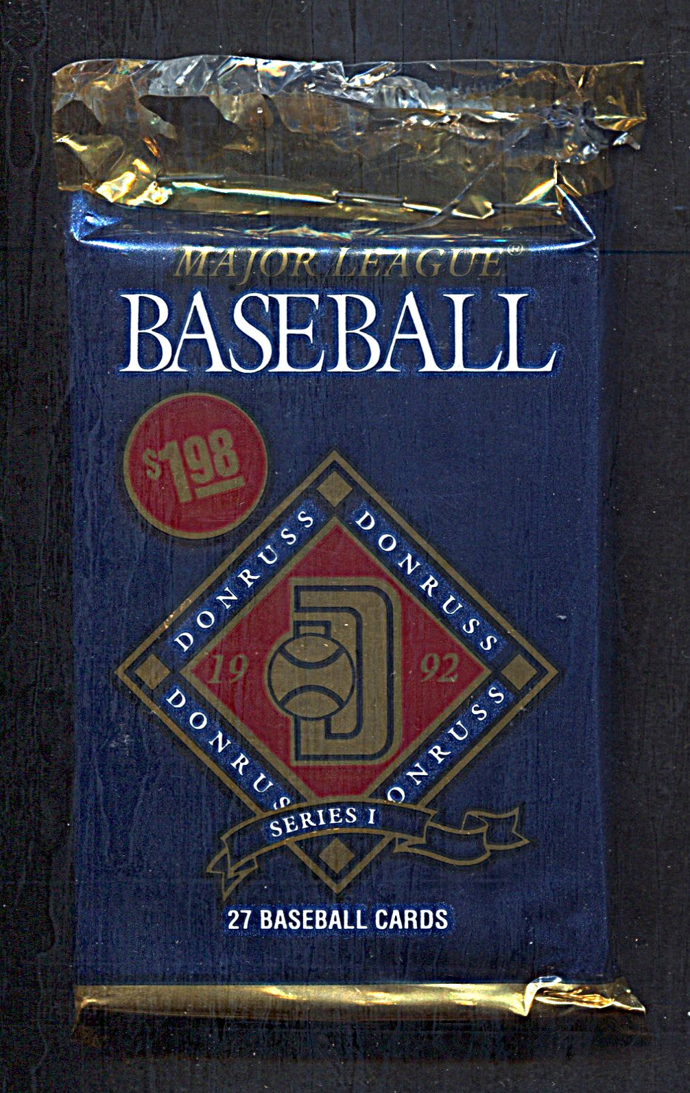 1992 Donruss Baseball Unopened Series 1 Jumbo Pack (Pre-Priced) (27)