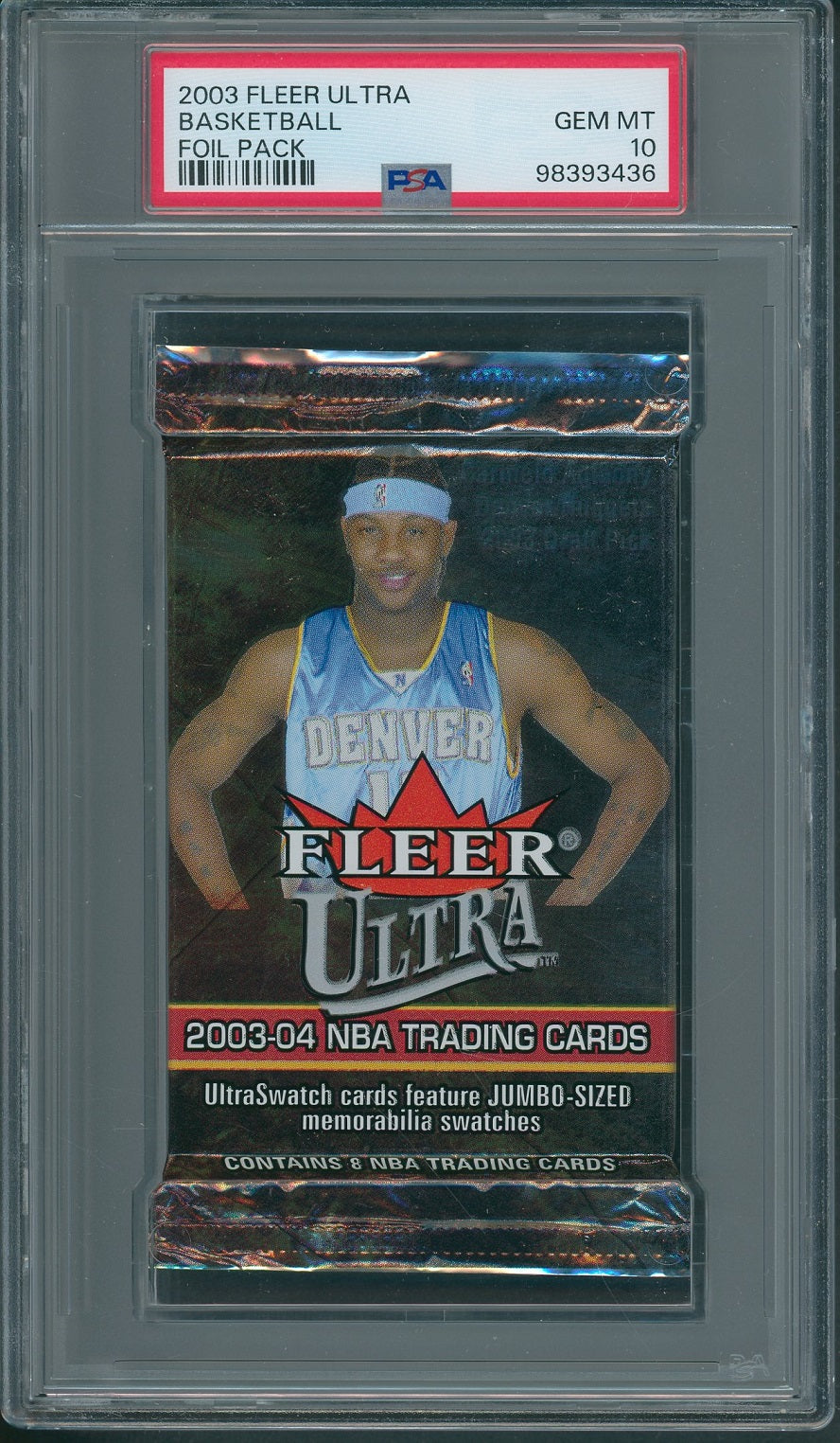 2003 2003/04 Fleer Ultra Basketball Unopened Pack PSA 10 *3436