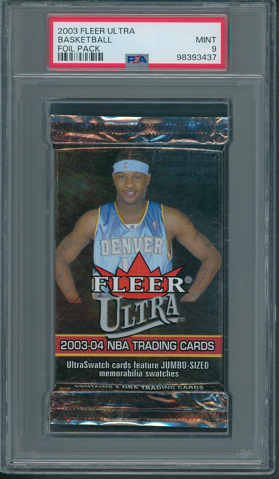2003 2003/04 Fleer Ultra Basketball Unopened Pack PSA 9 *3437