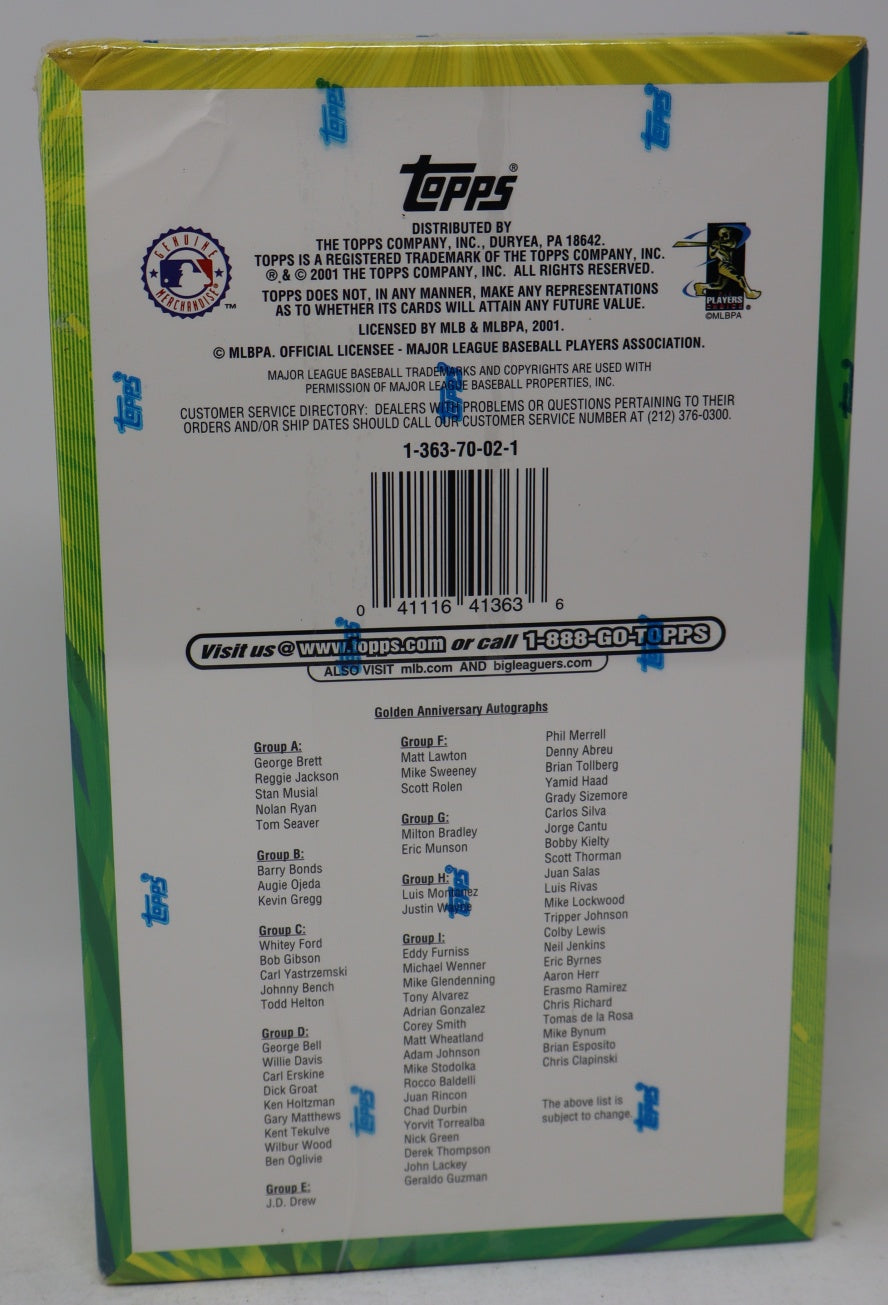 2001 Topps Baseball Series 2 Box (Hobby) (36/10)