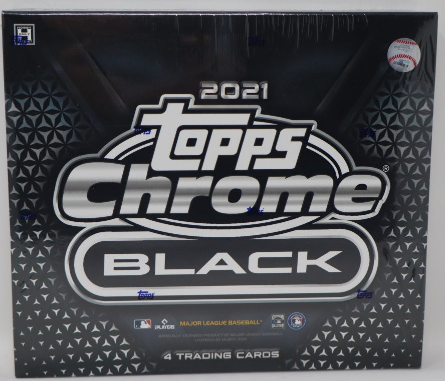 2021 Topps Chrome Black Baseball Box (Hobby)