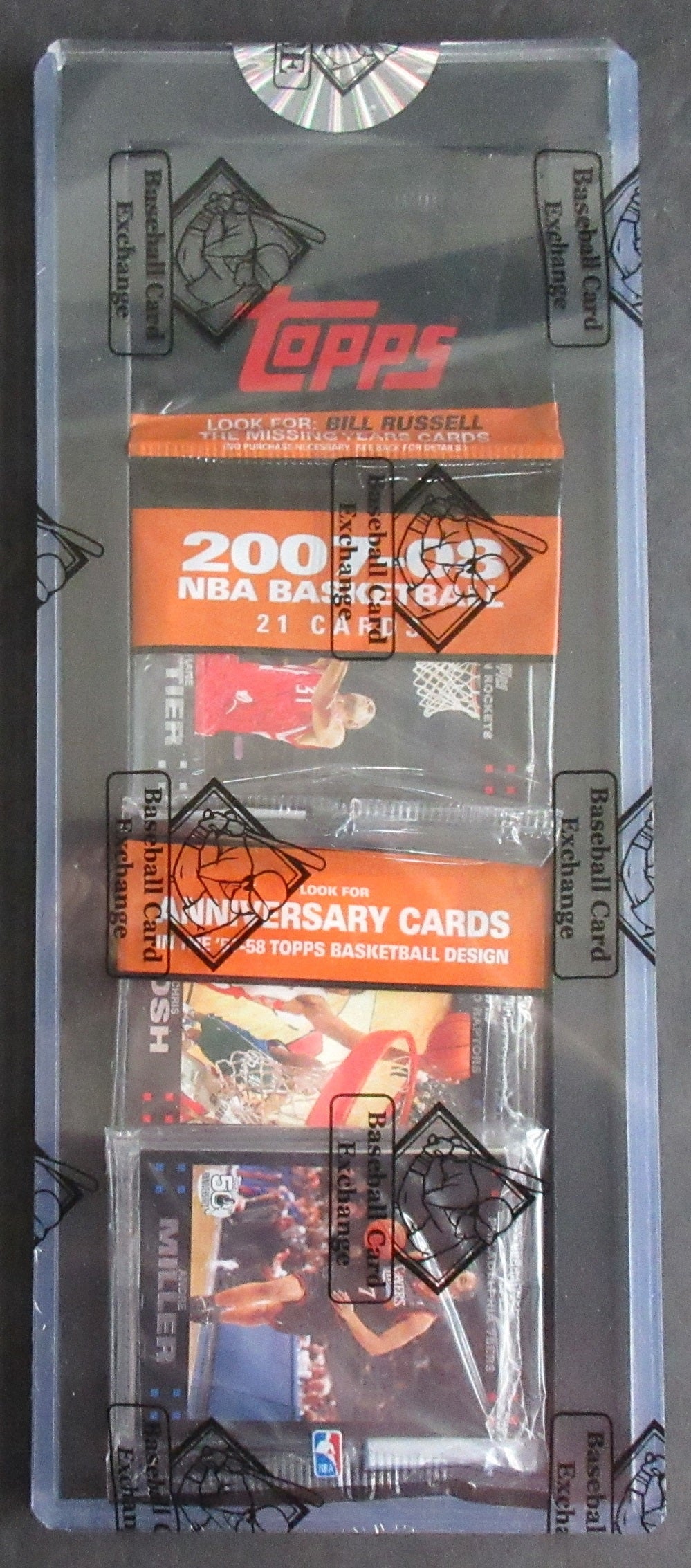 2007/08 Topps Basketball Unopened Rack Pack (Durant Back #2) (BBCE)