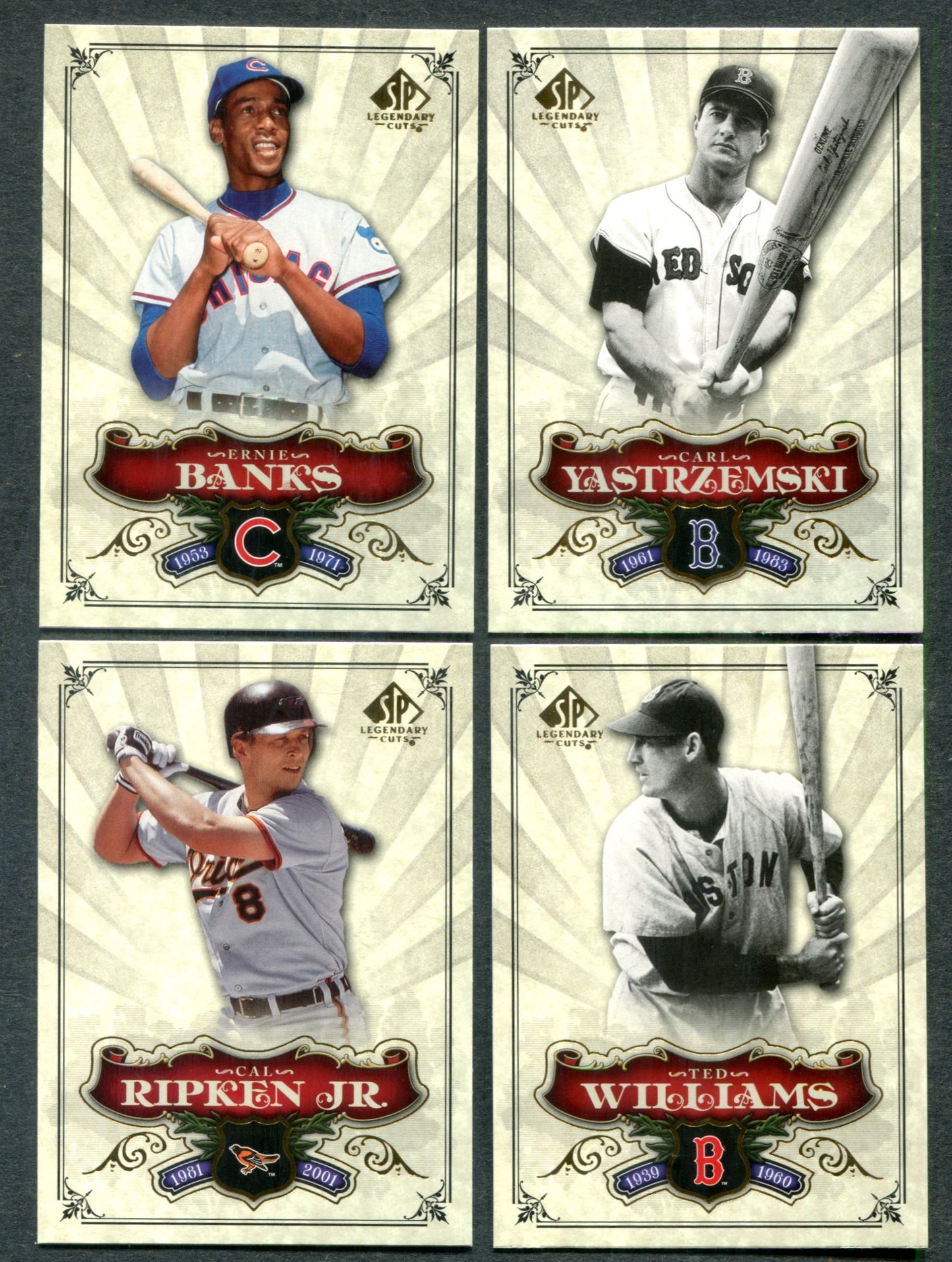 2006 Upper Deck SP Legendary Cuts Baseball Complete Base Set (100)