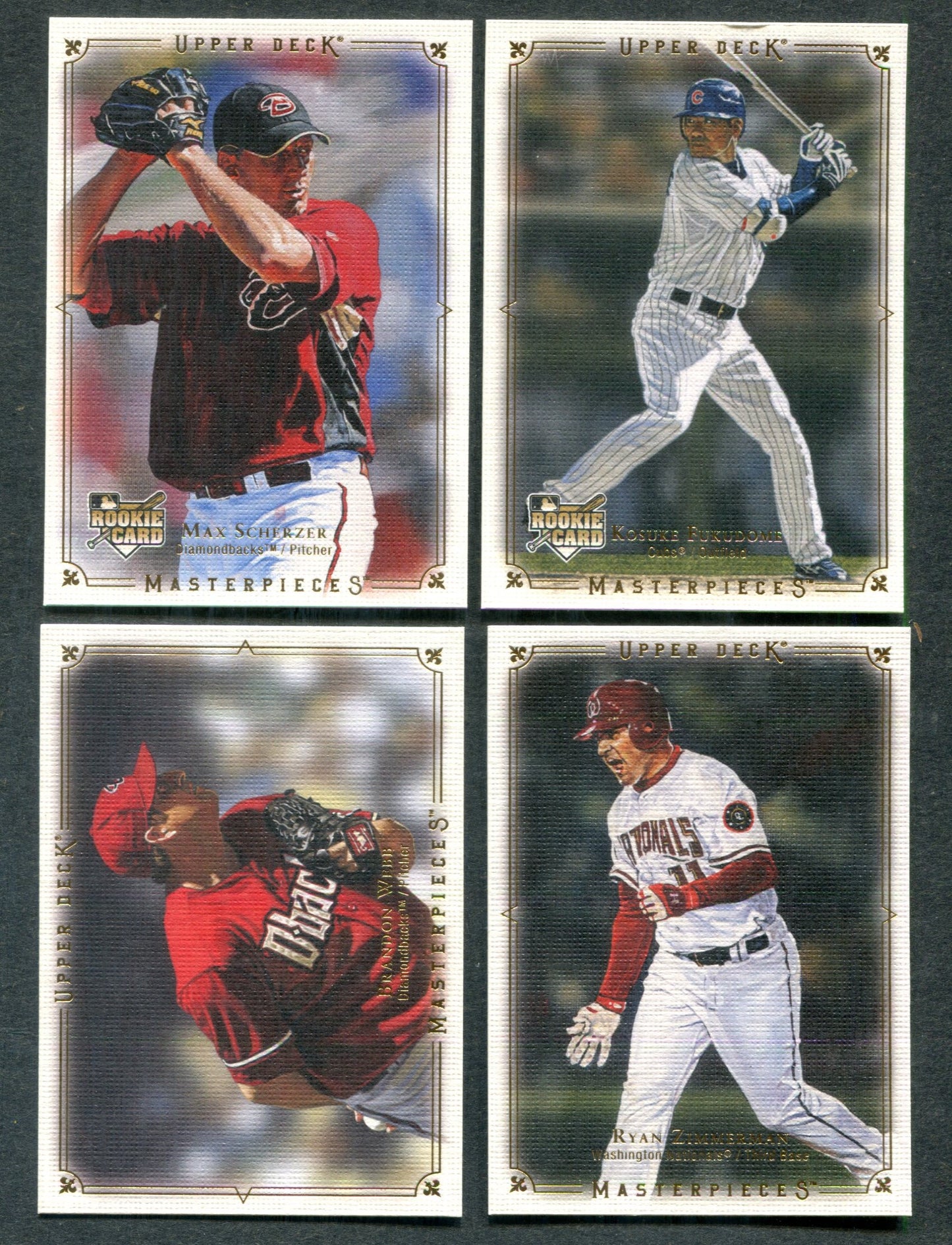 2008 Upper Deck Masterpieces Baseball Complete Set (90)