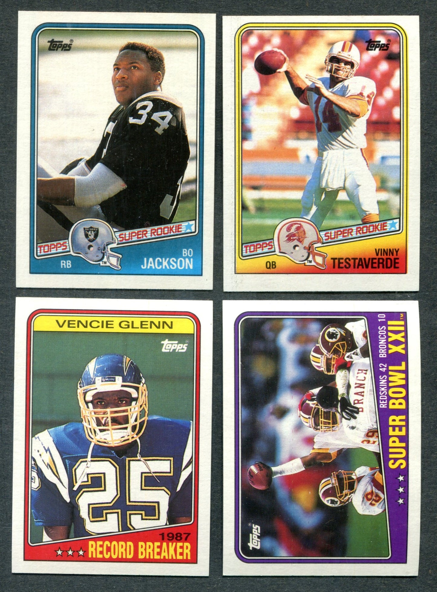 1988 Topps Football Complete Set (396)