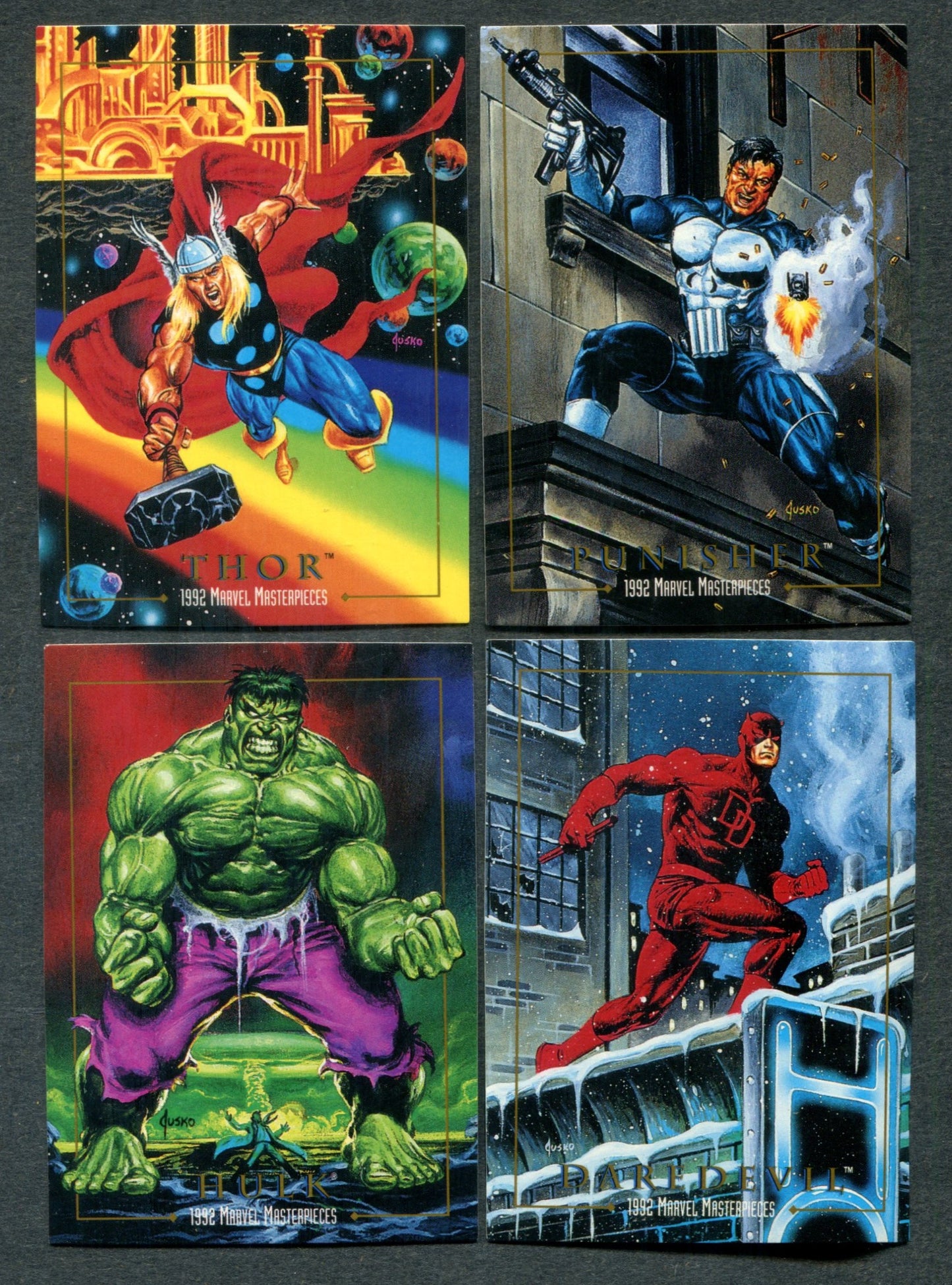 1992 Skybox Marvel Masterpieces Complete Set (100)
