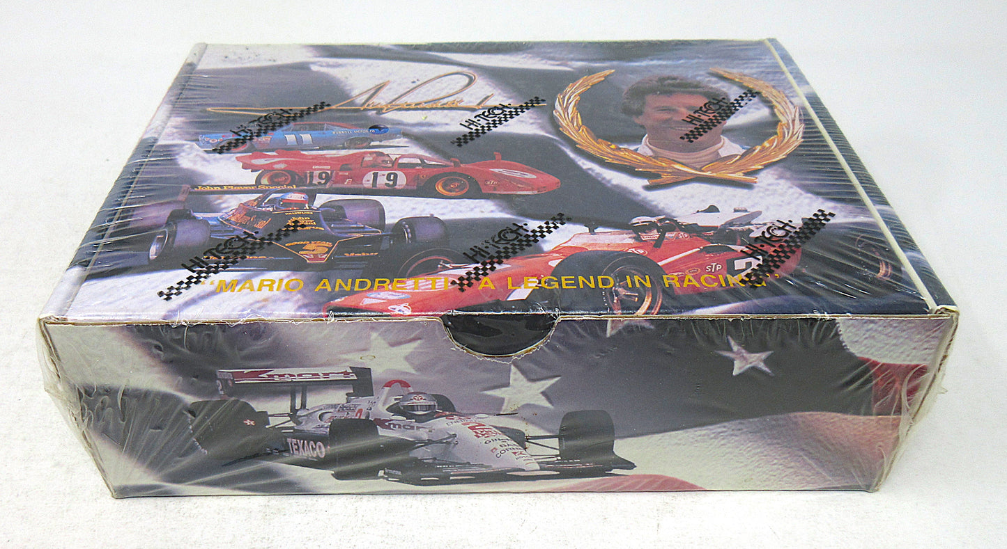 1993 Hi-Tech Mario Andretti Racing Race Cards Factory Set (50)