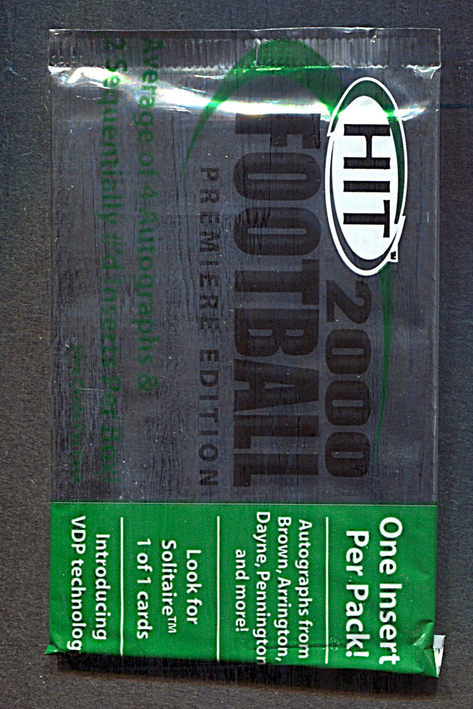2000 Sage Hit Football Unopened Pack (5)