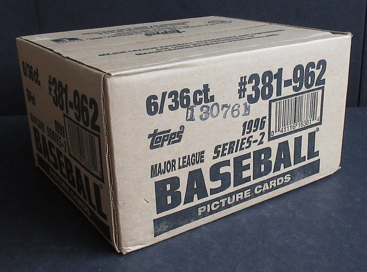 1996 Topps Baseball Series 2 Case (Retail) (6 Box)