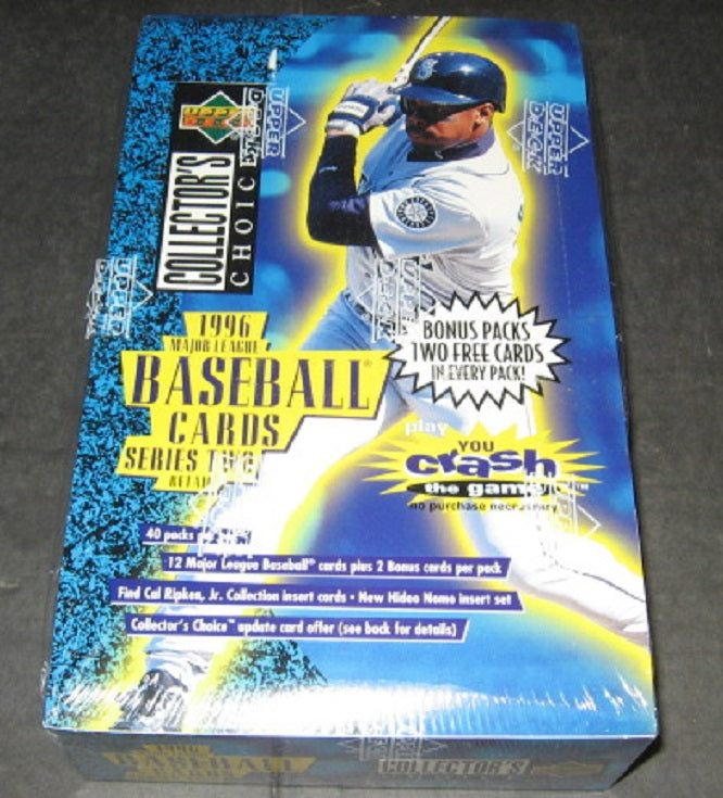 1996 Upper Deck Collector's Choice Baseball Series 2 Box (Retail) (40/12)