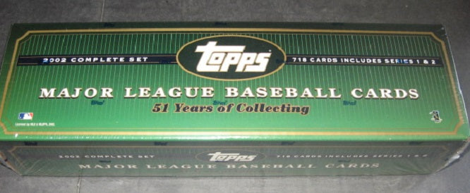2002 Topps Baseball Factory Set (Retail) (Green)