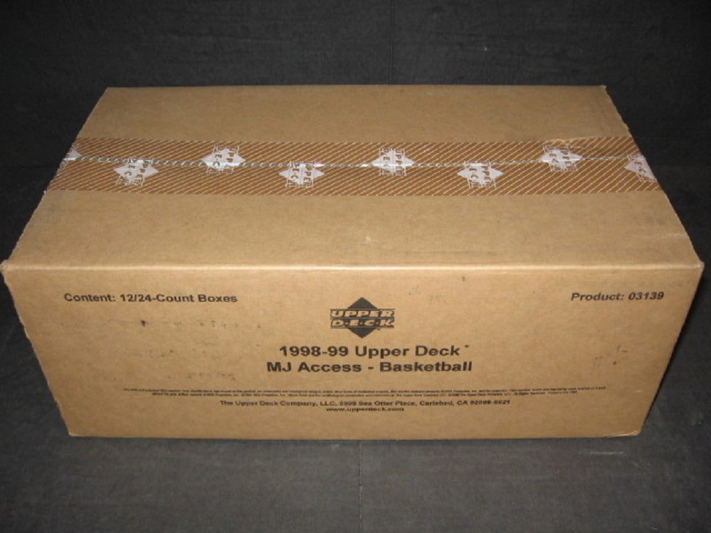 1998/99 Upper Deck MJ Access Basketball Case (12 Box)