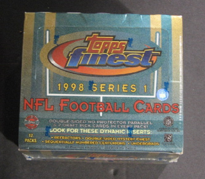 1998 Topps Finest Football Series 1 Jumbo Box (HTA)