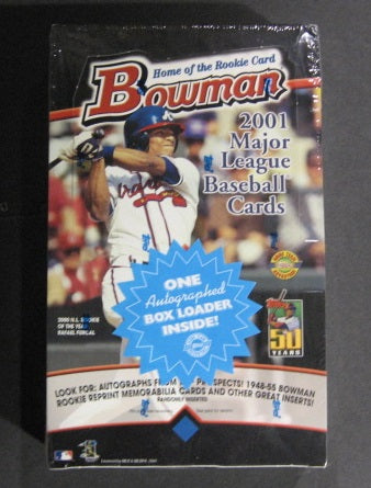 2001 Bowman Baseball Jumbo Box (HTA) (12/21)
