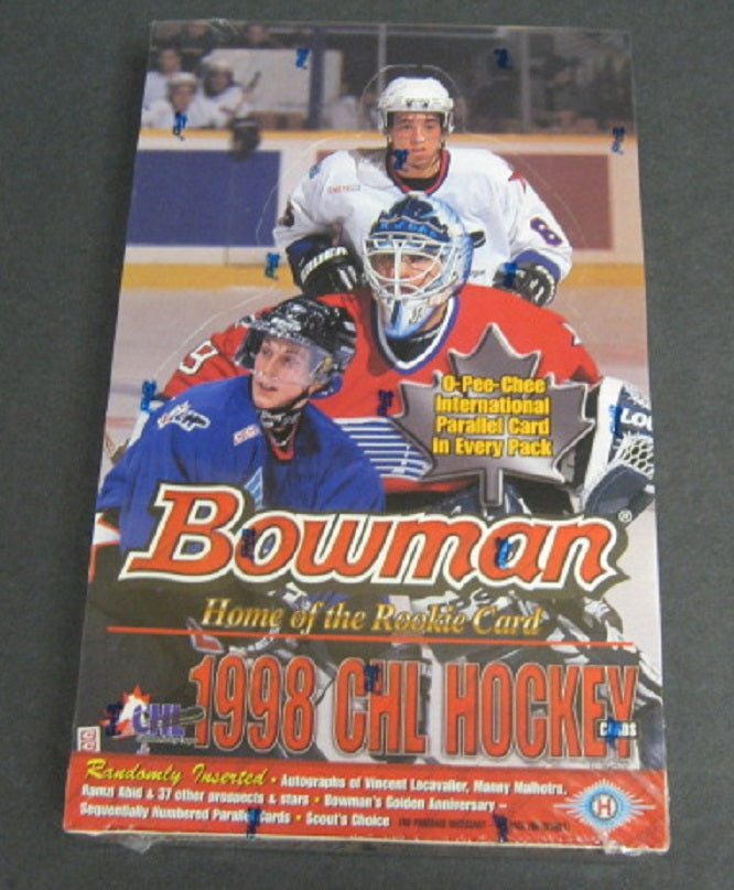 1998/99 Bowman CHL Hockey Box (Hobby) (24/8)