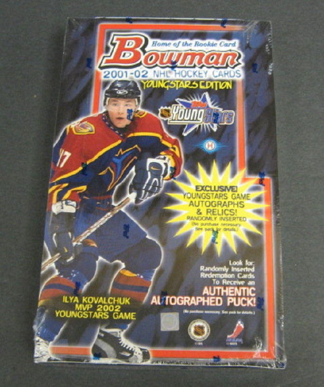 2001/02 Bowman Young Stars Hockey Box (Hobby) (24/7)