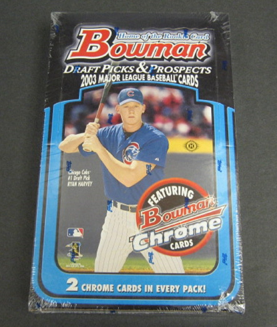2003 Bowman Draft Picks & Prospects Baseball Box (Hobby) (24/7)