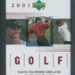 2001 Upper Deck Golf Unopened Pack (Retail)