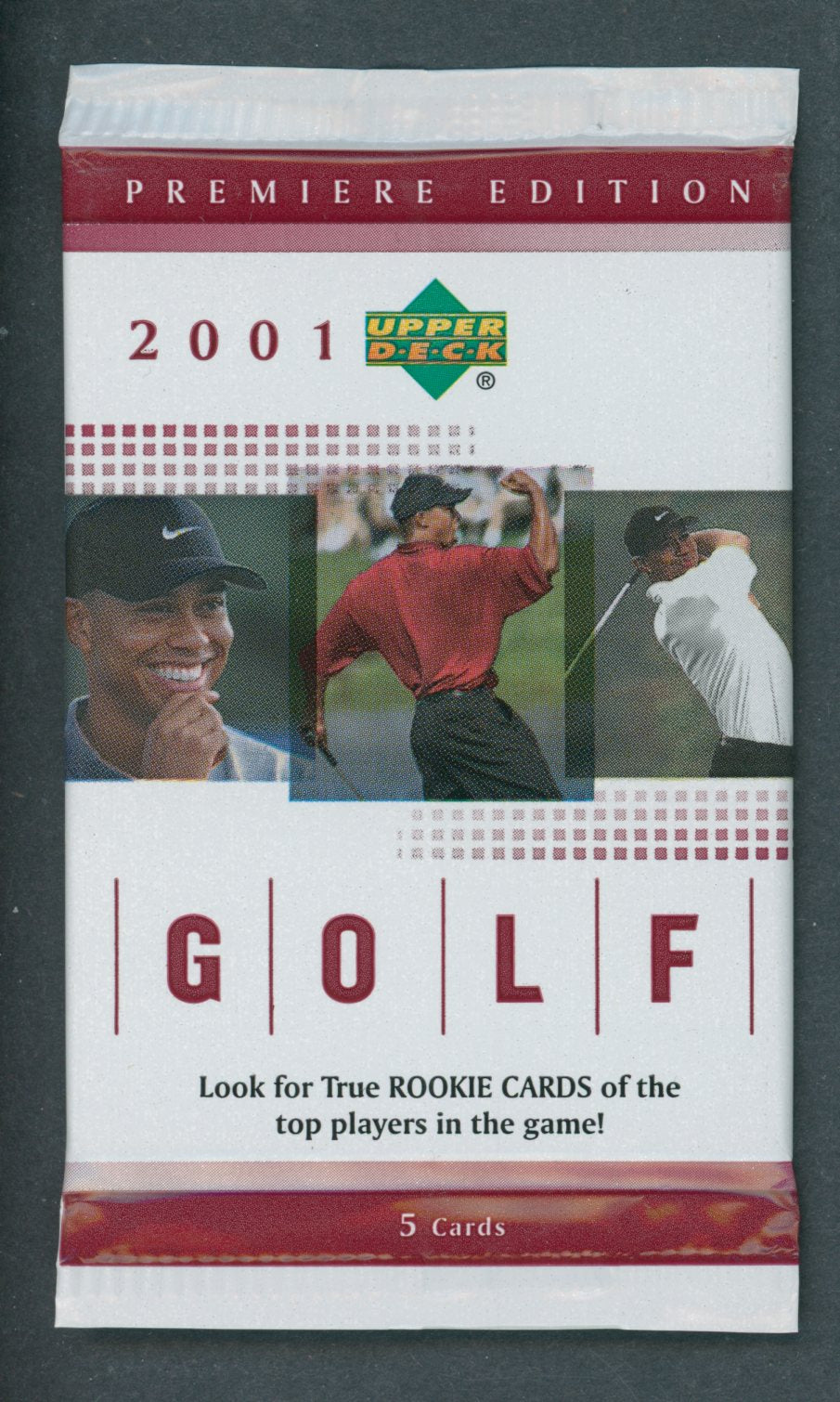 2001 Upper Deck Golf Unopened Pack (Retail)