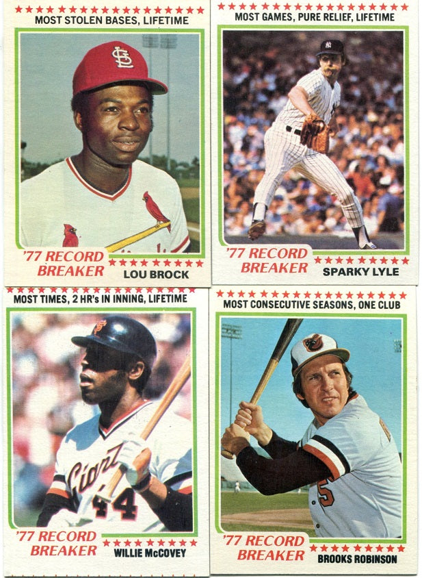1978 Topps Baseball Complete Set EX NM (726) (23-134)