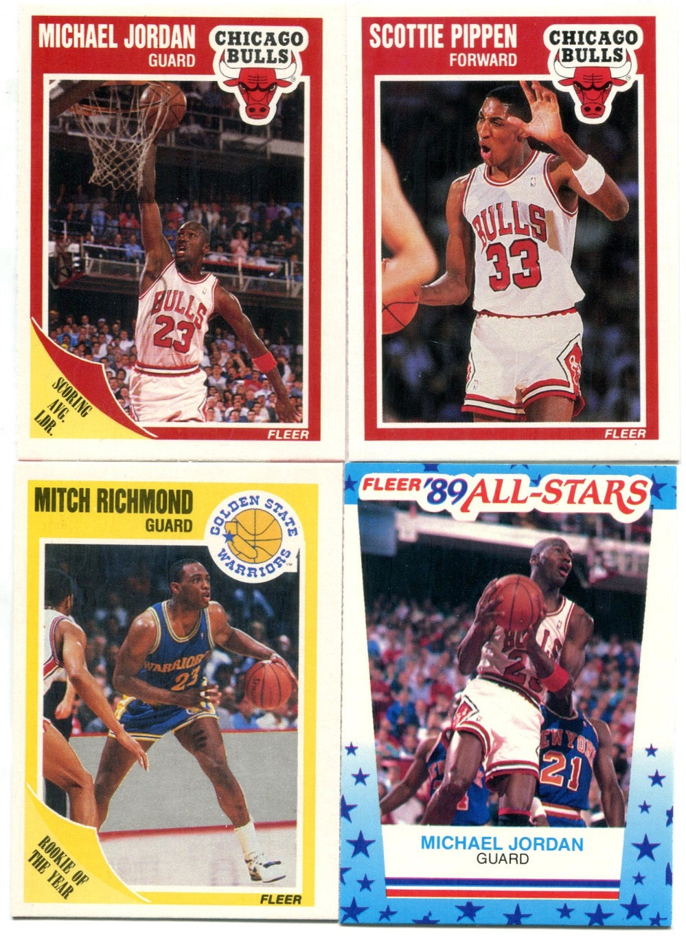 1989/90 Fleer Basketball Complete Set (w/ stickers) NM NM/MT (168) (23-126)