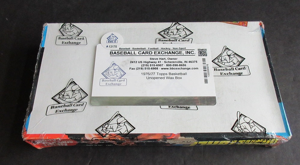 1976/77 Topps Basketball Unopened Wax Box (BBCE) (A13175)