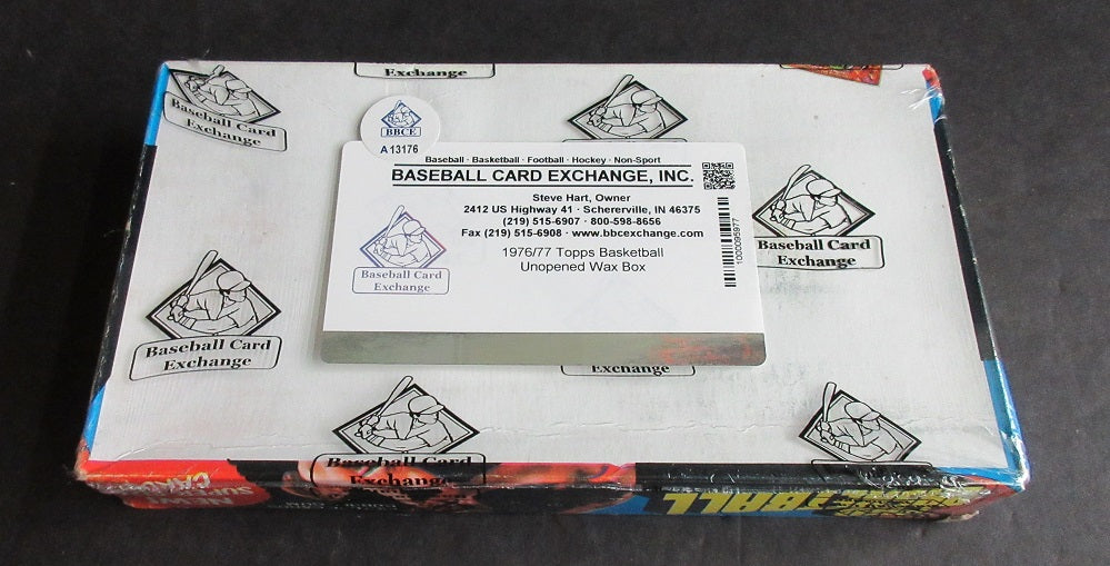 1976/77 Topps Basketball Unopened Wax Box (BBCE) (A13176)