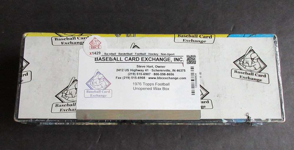 1976 Topps Football Unopened Wax Box (BBCE) (X1429)