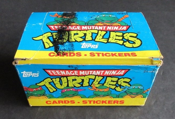 1989 Topps Teenage Mutant Ninja Turtles Cello Box (X-Out) (24/12)