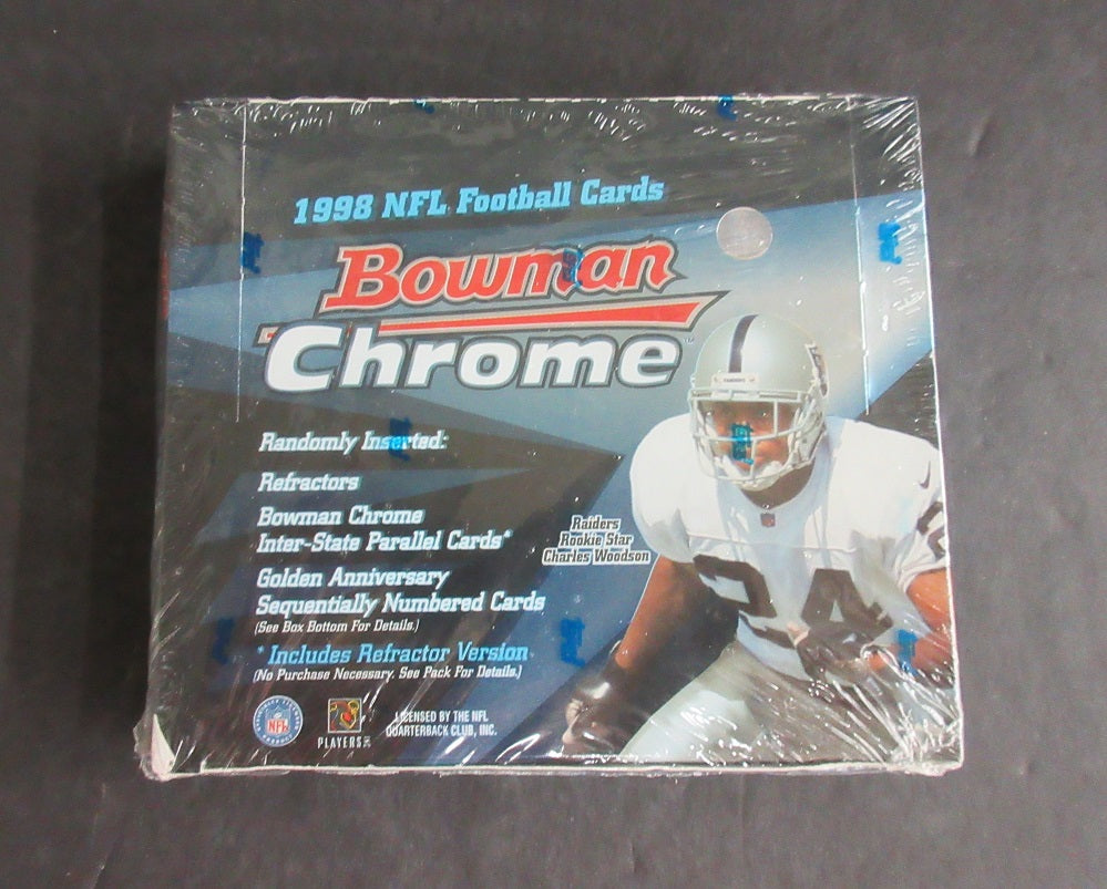 1998 Bowman Chrome Football Box (Retail) (20/4)