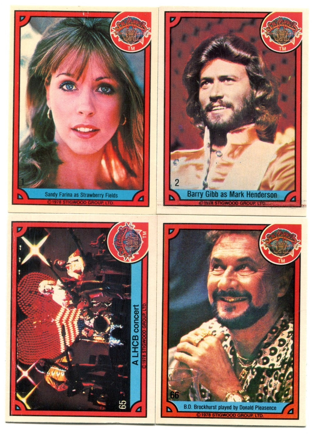 1978 Donruss Sgt. Peppers Complete Set NM/MT (66)
