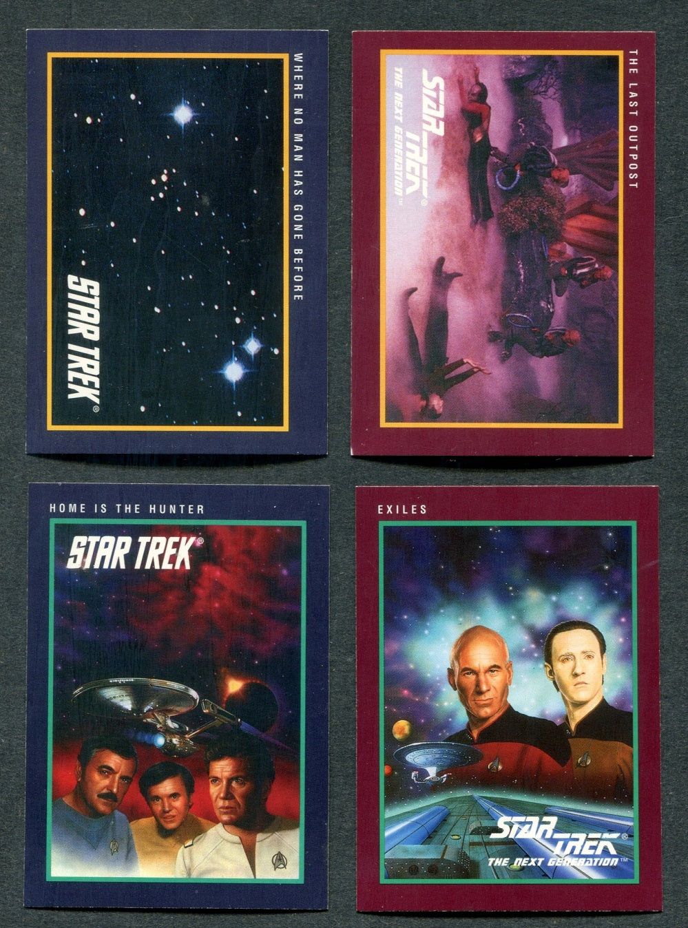 1991 Impel Star Trek Series 1 Complete Set (160)