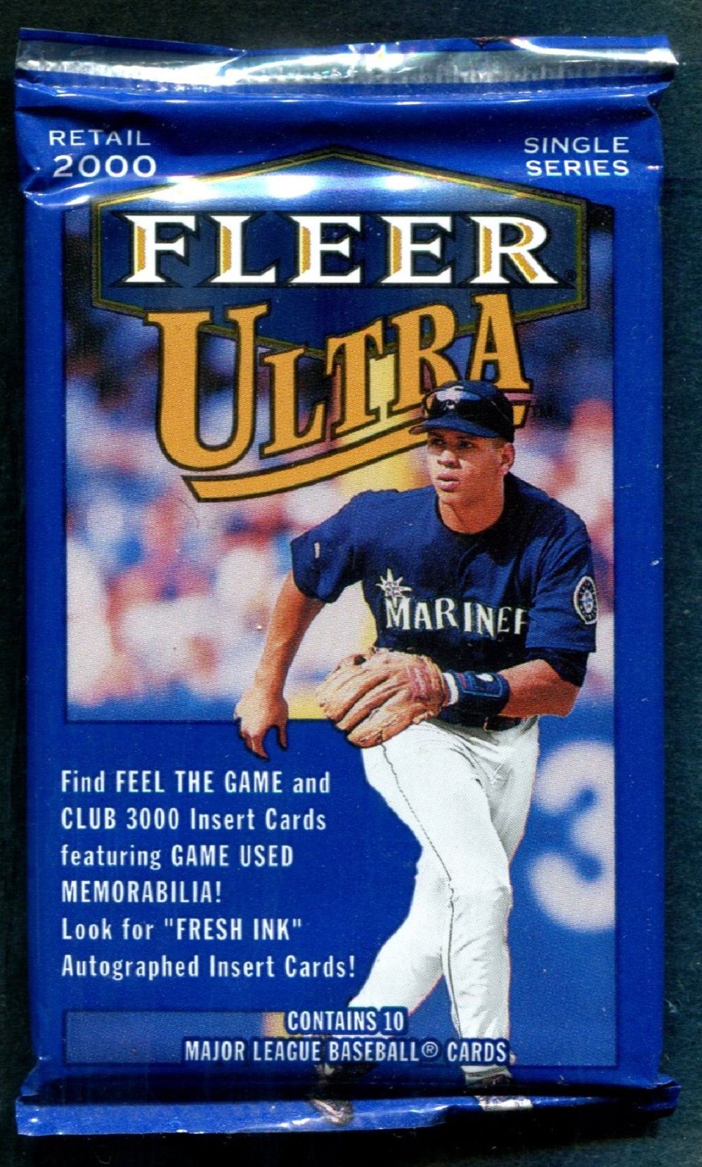 2000 Fleer Ultra Baseball Unopened Pack (Retail) (10)