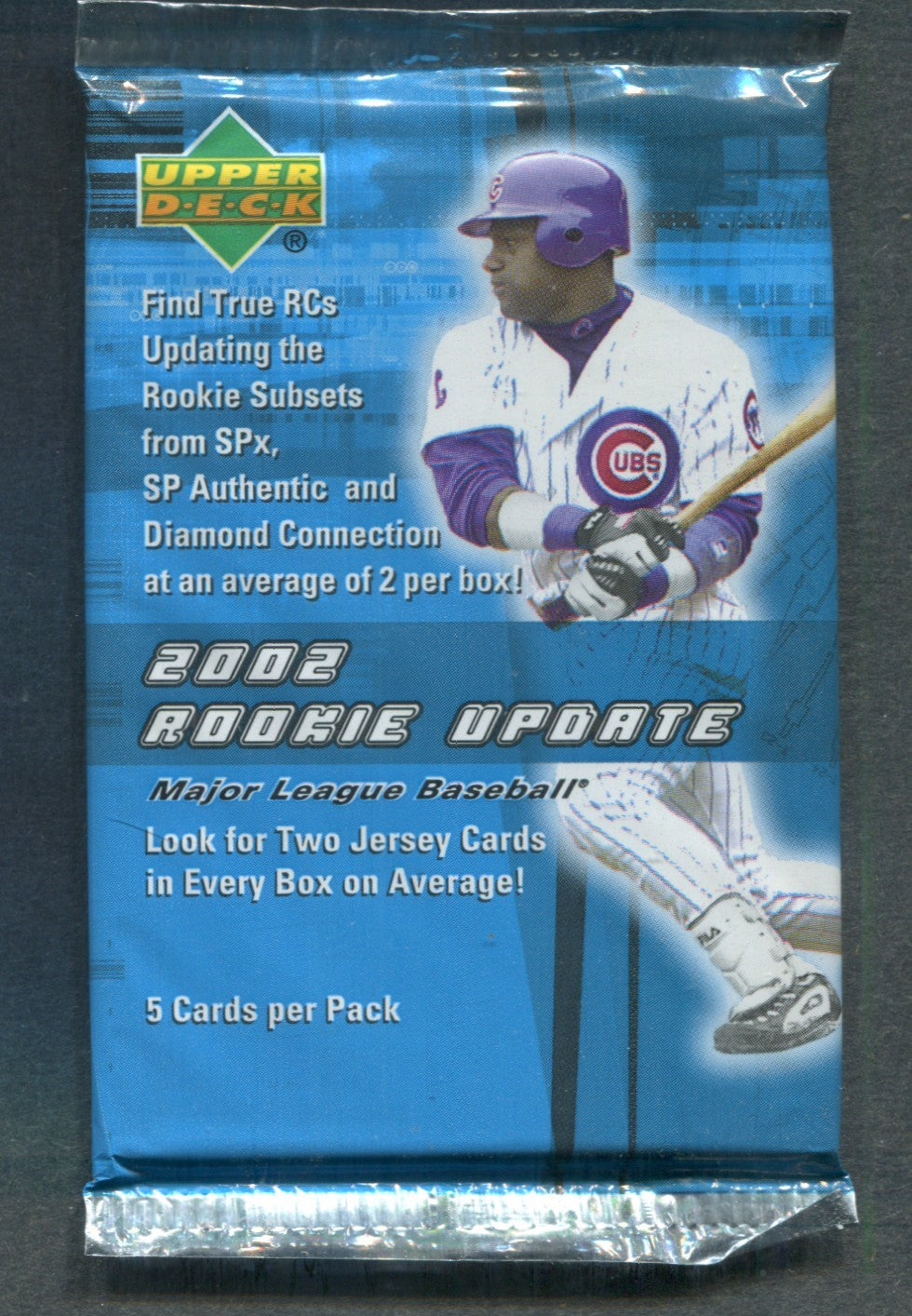 2002 Upper Deck Rookie Update Baseball Unopened Pack (5)