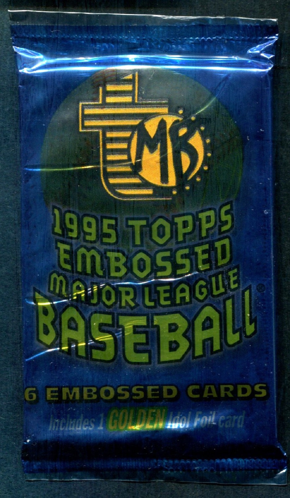 1995 Topps Embossed Baseball Unopened Pack (6)