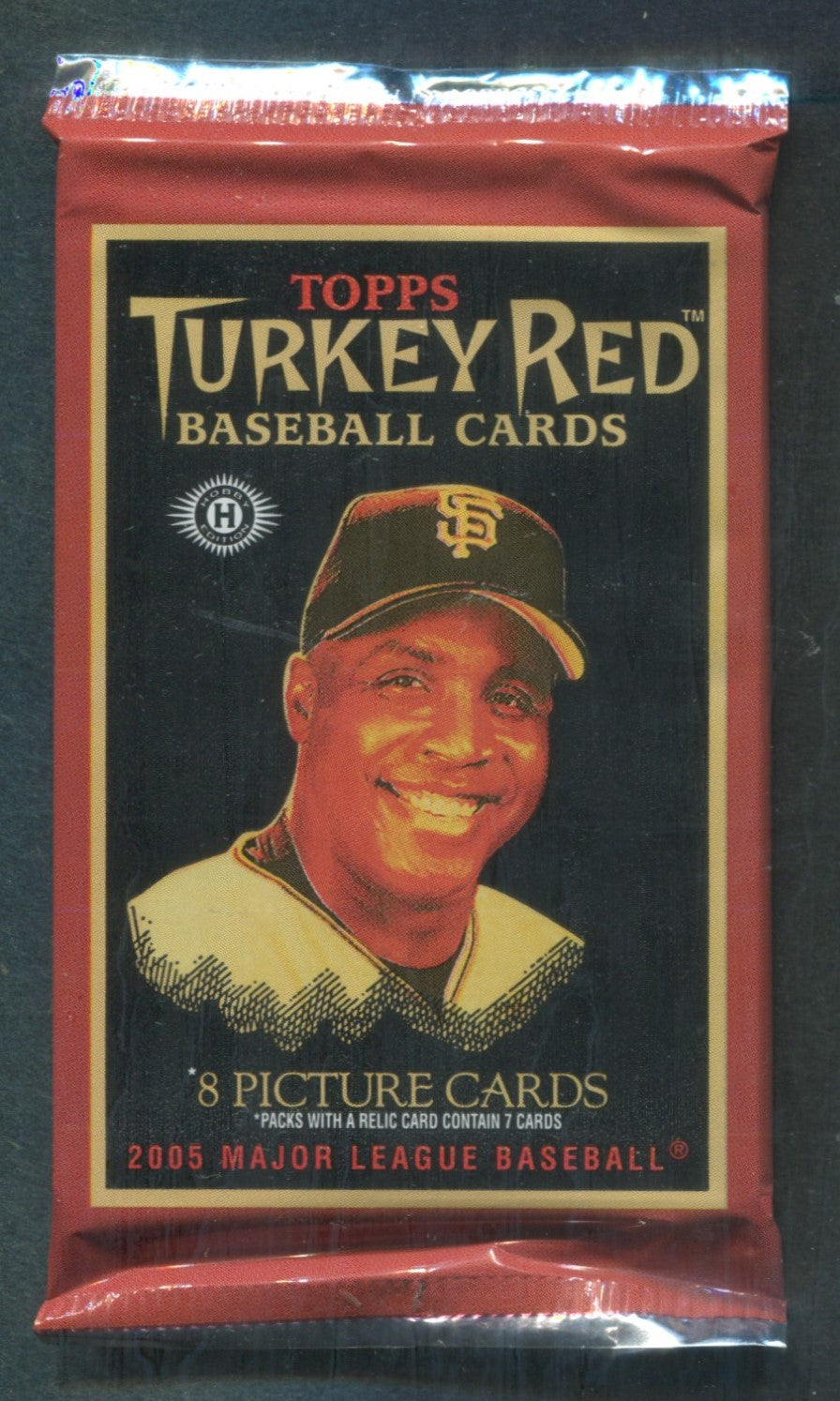2005 Topps Turkey Red Baseball Unopened Pack (Hobby) (8)