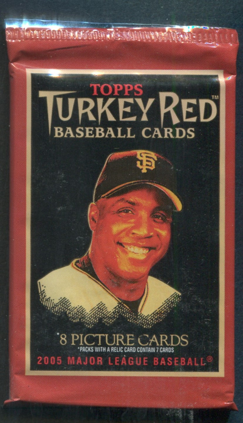 2005 Topps Turkey Red Baseball Unopened Pack (8)